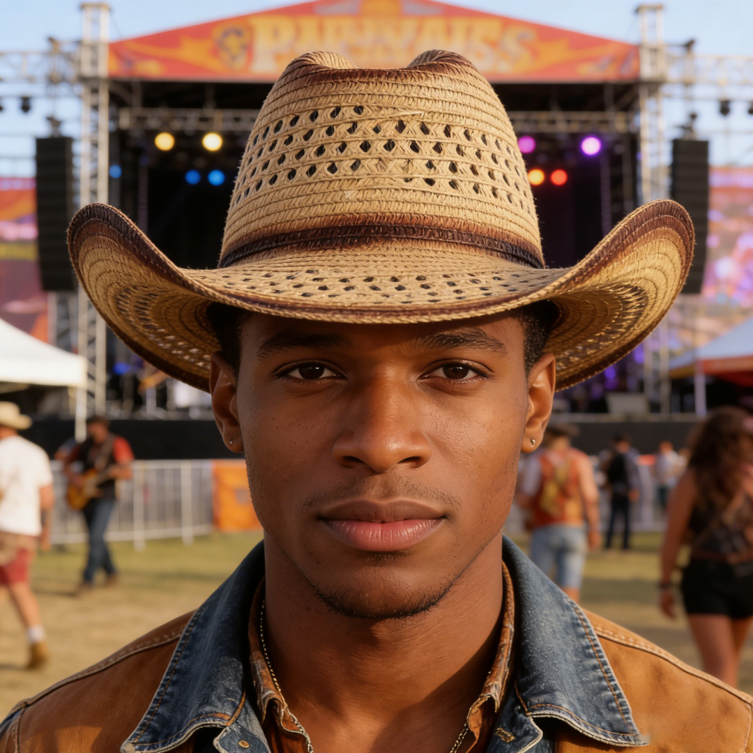 1PC Straw Western Cowboy Hat H - огляд і ціна Cowboy Hat Straw