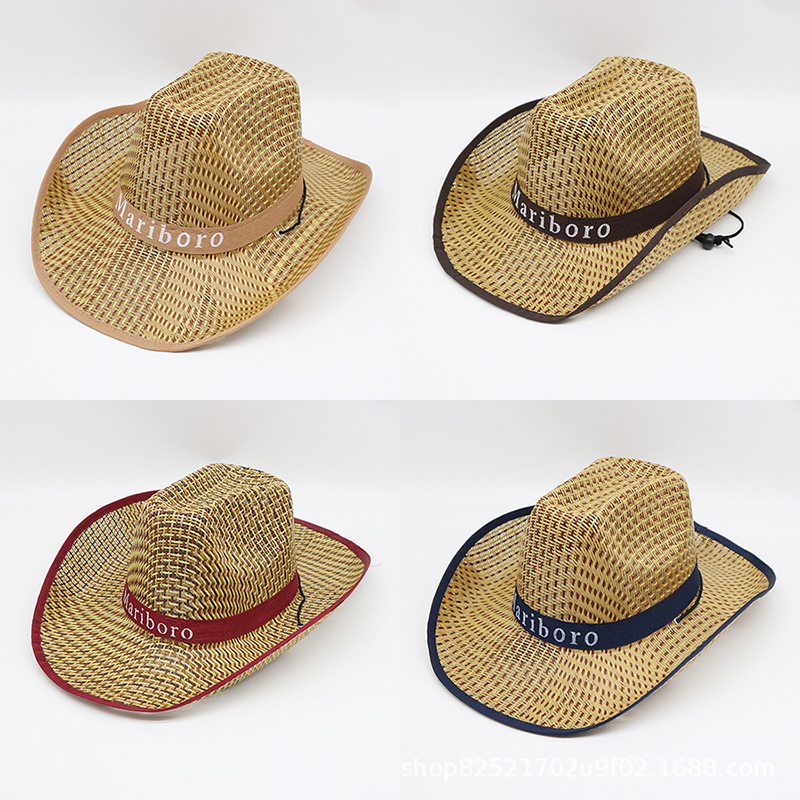 Men Retro Western Cowboy Summe - огляд і ціна Cowboy Hat Straw
