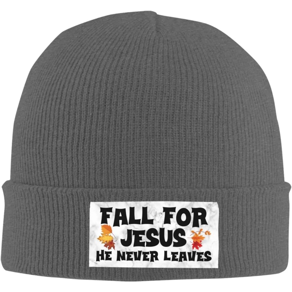 Fall For Jesus He Never Leaves - огляд і ціна Beanie Cuffed Knit