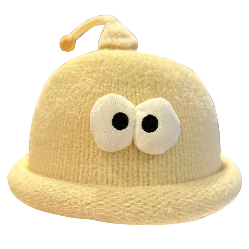 Playful Big-Eyed Garlic Knitte - огляд і ціна Beanie Cuffed Knit