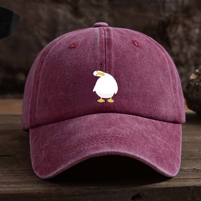 Cute duck print baseball cap w - огляд і ціна Baseball Cap Structured