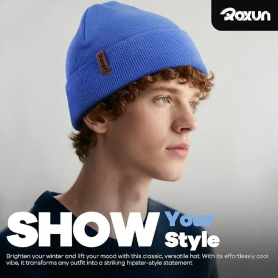 ROXUN Beanie for Men/Women Win - огляд і ціна Beanie Cuffed Knit