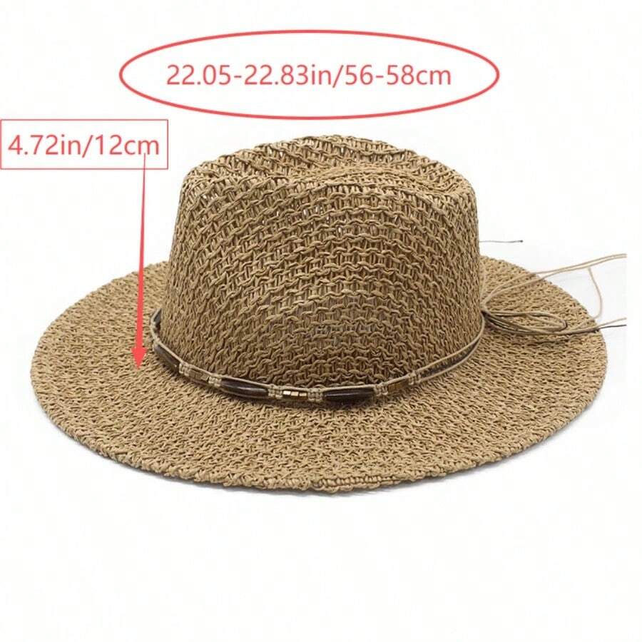 Wide Brim Straw Hat For Women  - огляд і ціна Sun Hat Wide Brim