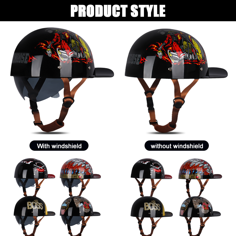 Baseball Cap Helmet Motorcycle - огляд і ціна Baseball Cap Structured