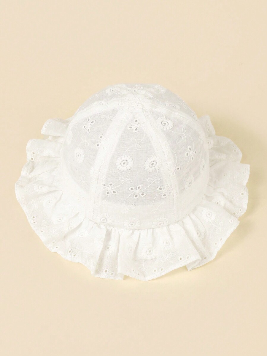 White Floral Embroidery Bucket - огляд і ціна Bucket Hat Cotton