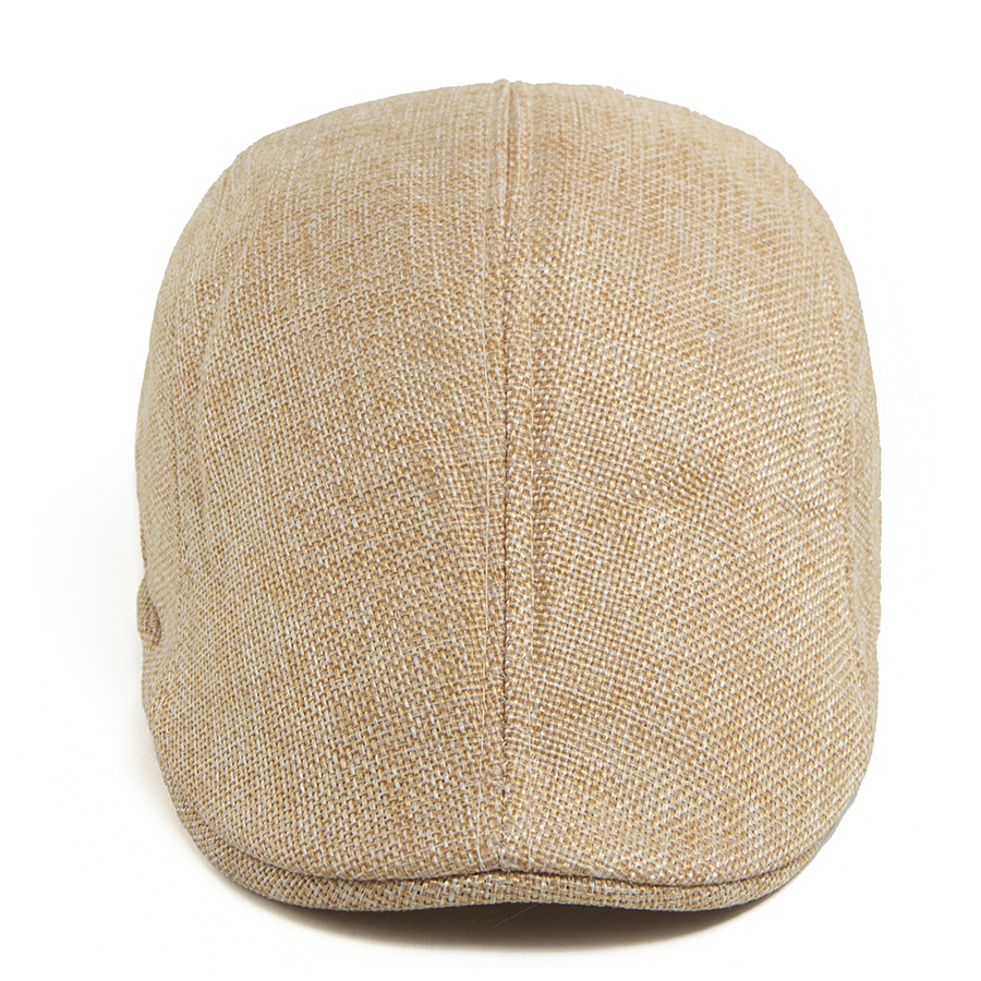 Men's Linen Flat Cap Spring Su - огляд і ціна Newsboy Cap Ivy
