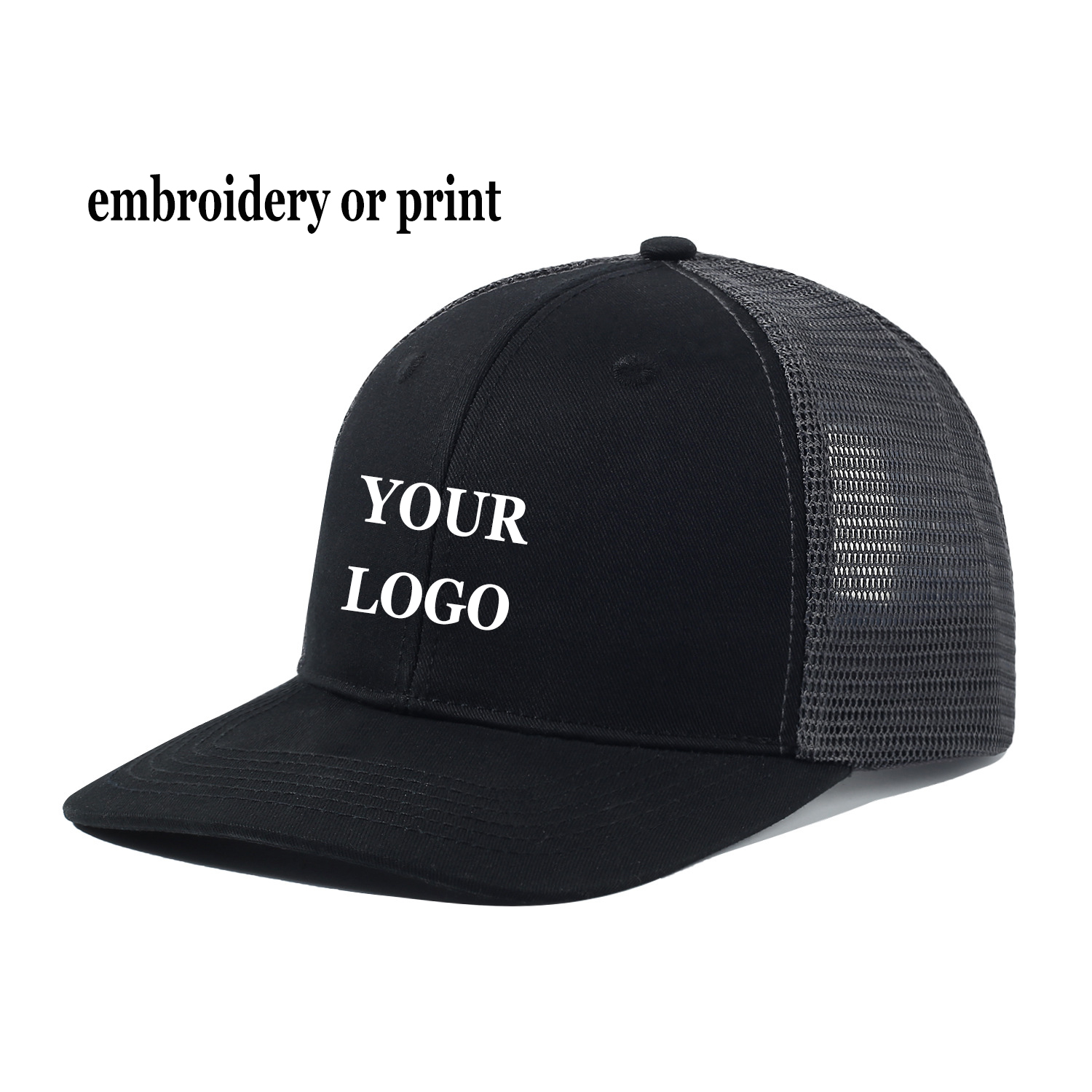 Custom Logo Sport Snapback Cap - огляд і ціна Trucker Cap Mesh