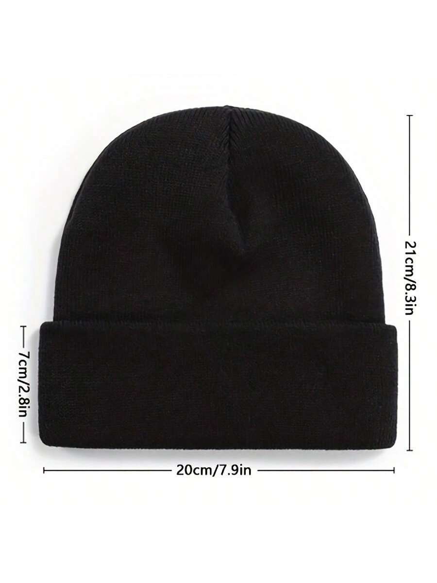 Soft Warm Knit Beanie Hat For  - огляд і ціна Beanie Cuffed Knit